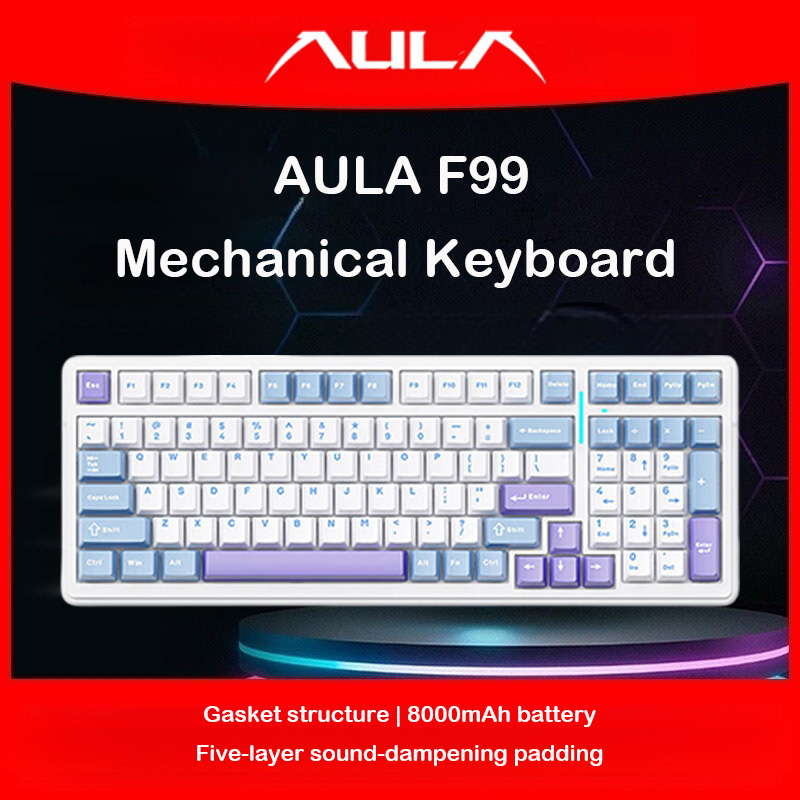Gaming Keyboard Nearby - لوحة مفاتيح ميكانيكية AULA F99 ثلاثية