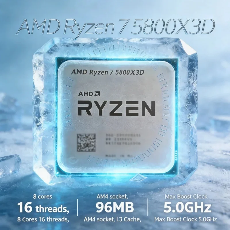 معالج AMD Ryzen 7 5800X3D للأل - مراجعة Amd Cpu Ryzen 7 وسعره